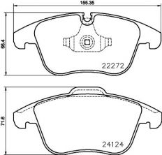 Brembo P 36 030 - Brzdové platničky -