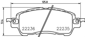 Brembo P 49 055 - Brzdové platničky -