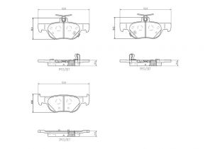 Brembo P 49 064 - Brzdové platničky -