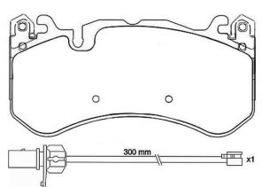 Brembo P 50 127 - Brzdové platničky -