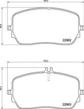 Brembo P 50 149 - Brzdové platničky -