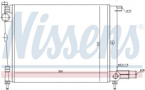 Nissens 61391 - Chladič vody -