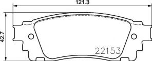 Brembo P 83 166 - Brzdové platničky -