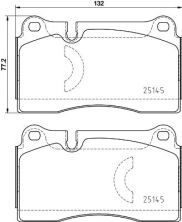 Brembo P 85 159 - Brzdové platničky -