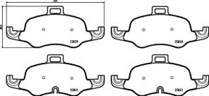 Brembo P 85 160 - Brzdové platničky -