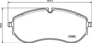 Brembo P 85 179 - Brzdové platničky -