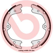 Brembo S 56 546 - Parkovacia brzda -