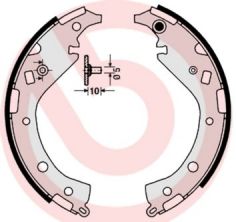 Brembo S 83 549 - Brzdové čeľuste -
