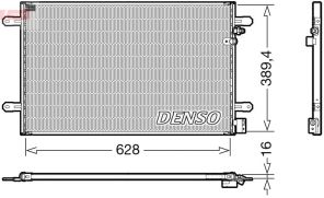 Denso DCN02037 - Kondenzátor