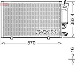 Denso DCN10051 - Kondenzátor