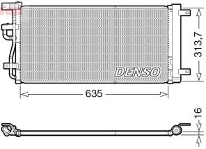 Denso DCN15007 - Kondenzátor
