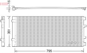 Denso DCN23037 - Kondenzátor