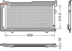 Denso DCN36006 - Kondenzátor