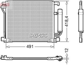 Denso DCN46025 - Kondenzátor