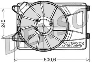 Denso DER09305 - Ventilátor motora