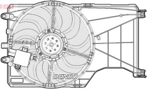 Denso DER20001 - Ventilátor motora
