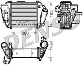Denso DIT02005 - Chladič plniaceho vzduchu
