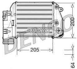 Denso DIT02025 - Chladič plniaceho vzduchu
