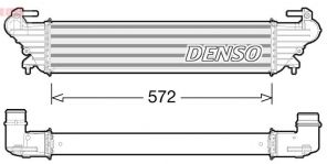 Denso DIT09114 - Chladič plniaceho vzduchu