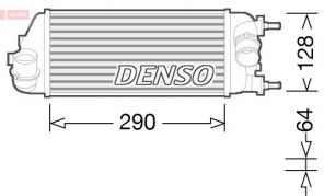 Denso DIT09115 - Chladič plniaceho vzduchu