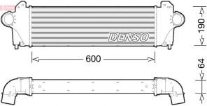 Denso DIT12005 - Chladič plniaceho vzduchu
