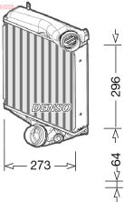 Denso DIT28022 - Chladič plniaceho vzduchu