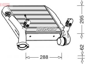 Denso DIT28024 - Chladič plniaceho vzduchu