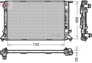 Denso DRM02022 - Chladič vody