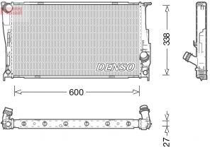 Denso DRM05003 - Chladič vody