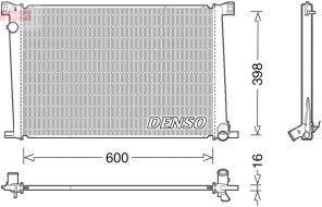 Denso DRM05007 - Chladič vody