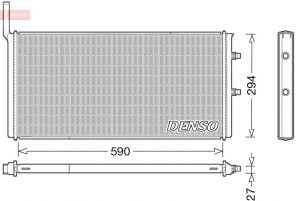 Denso DRM05009 - Chladič vody