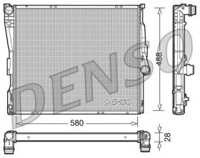 Denso DRM05090 - Chladič vody