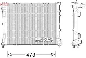 Denso DRM09043 - Chladič vody