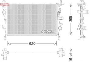 Denso DRM09044 - Chladič vody