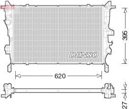 Denso DRM09045 - Chladič vody