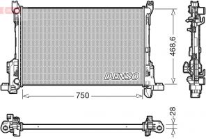 Denso DRM09175 - Chladič vody