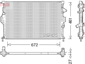 Denso DRM10048 - Chladič vody