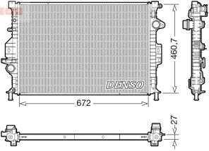 Denso DRM10115 - Chladič vody