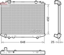 Denso DRM10117 - Chladič vody
