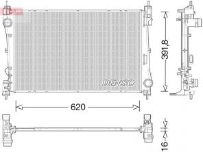 Denso DRM13017 - Chladič vody