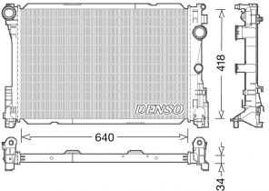 Denso DRM17049 - Chladič vody