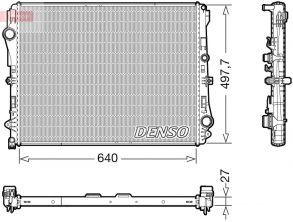 Denso DRM17116 - Chladič vody