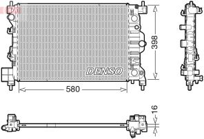 Denso DRM20117 - Chladič vody
