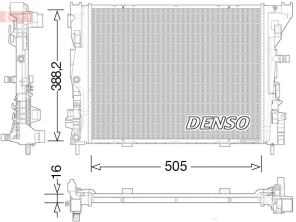 Denso DRM23035 - Chladič vody