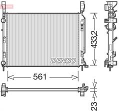 Denso DRM23042 - Chladič vody