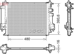 Denso DRM23117 - Chladič vody