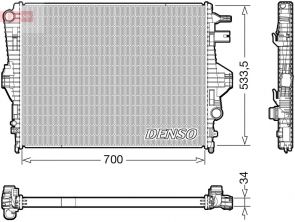 Denso DRM32050 - Chladič vody