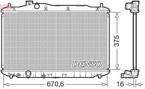 Denso DRM40105 - Chladič vody