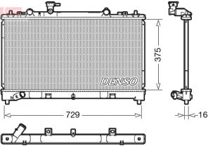 Denso DRM44038 - Chladič vody