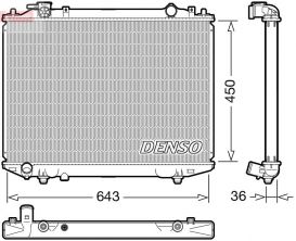 Denso DRM44047 - Chladič vody